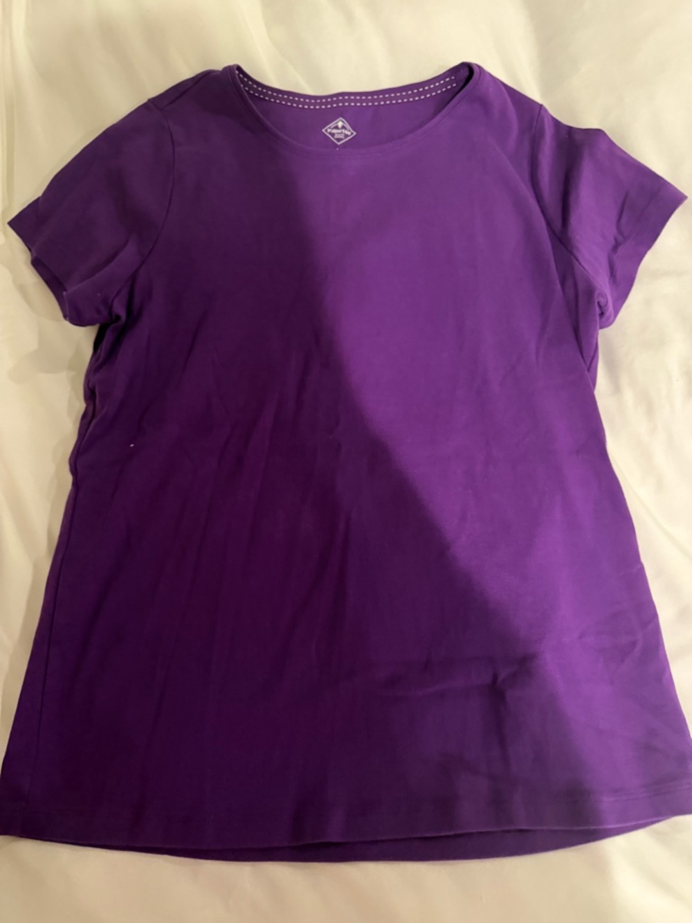 St. John's Bay Purple Crewneck T‑Shirt